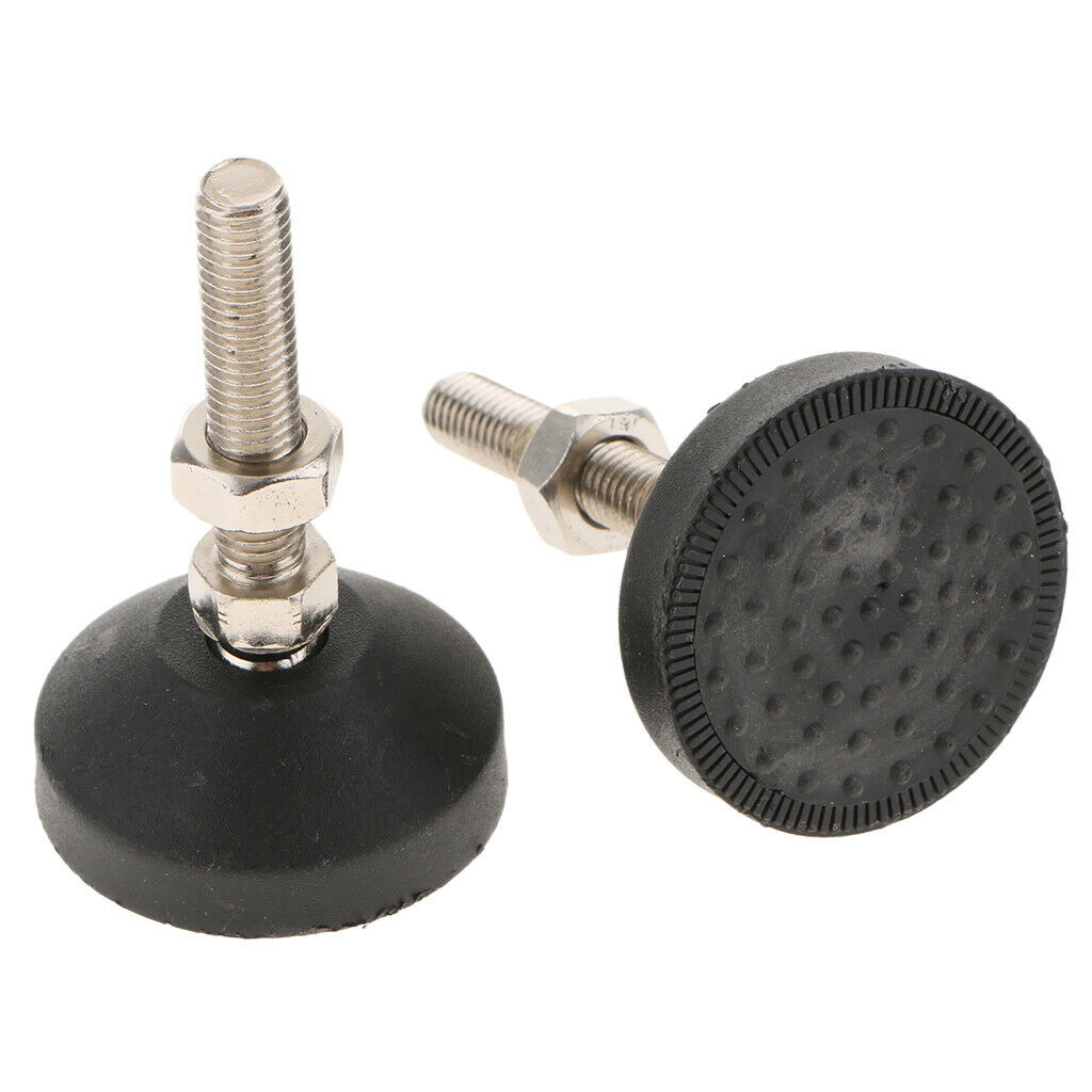 4x Carbon Steel Adjustable Furniture Leveler Leveling Feet 50mm 50-M10x50mm
