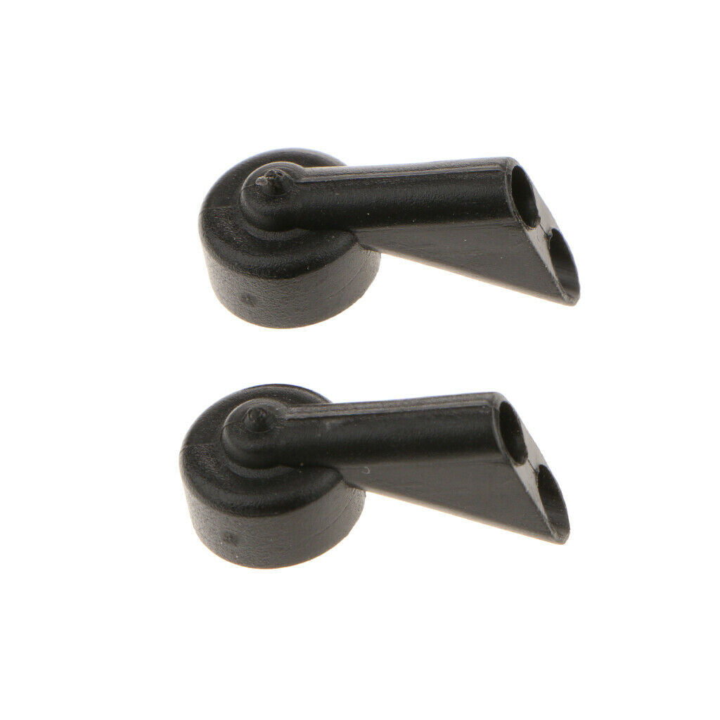 Set of 2 Rear Window Wiper Jet Water Spray Nozzle Replaces for Car