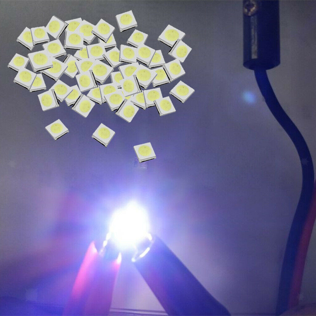 100pcs 3535 1W 3V High Power SMD LED COB Chip Lights Beads White LED Diode