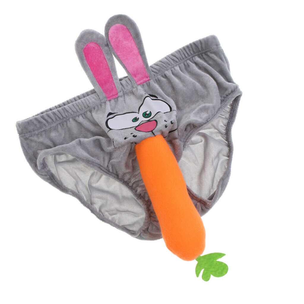 Funny Sexy Slip Rabbit Carrot Costume Male  Party