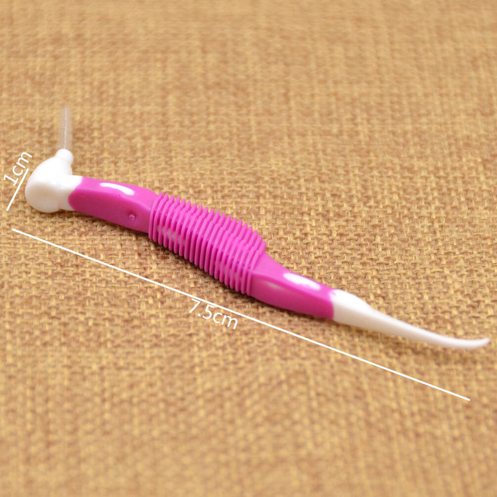 Soft Clean L-shape Dental Care Interdental Brush Teeth Cleaning Tool 1 Set