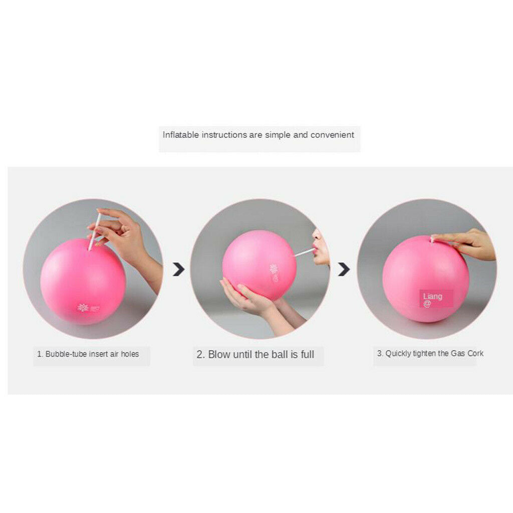 9" Mini Pilates Yoga Ball Balance Gym Workout Ball for Yoga Pilates Gym