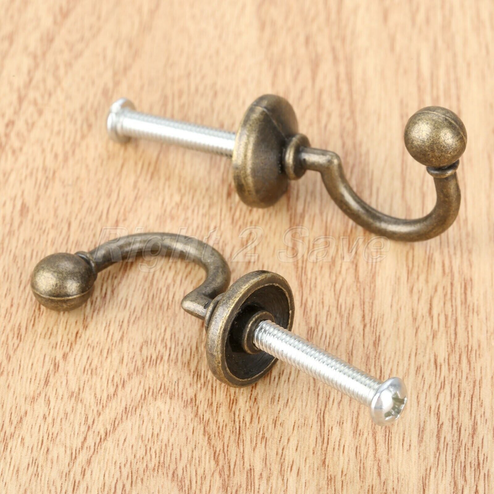 32*23mm Wall Hook Coat Key Hat Clothes Towel Retro Bathroom Kitchen Door Hanger