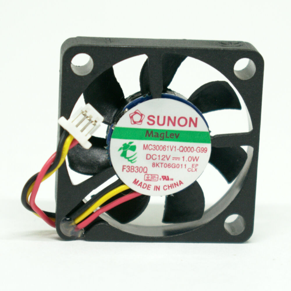 10pcs Sunon MC30061V1-Q000-G99 30x30x6mm 3006 12V 1.0W 3pin DC Brushless Fan