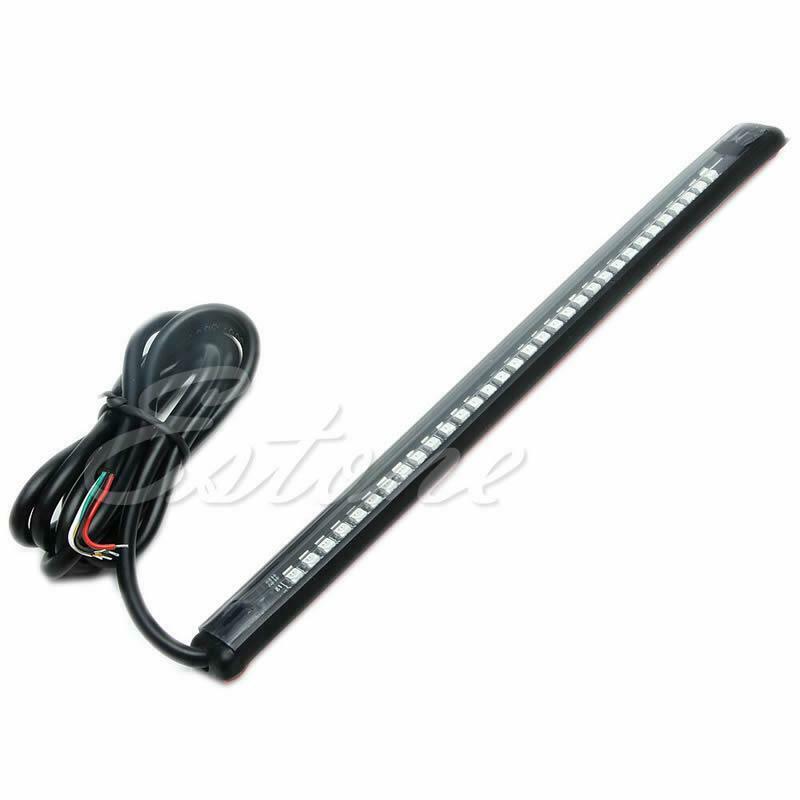 32 LED Universal flexible Motorcycle Light Strip Tail Brake stop/turn sign Light