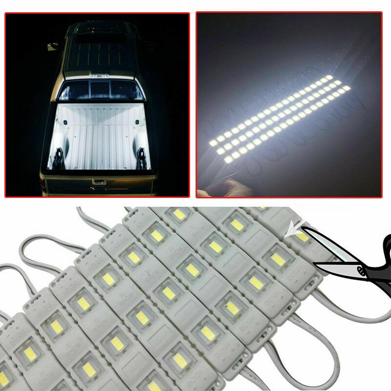 Universal 20Pcs 3 LED Car Pickup Bed Cargo Area LED Light Interior Reading Light
