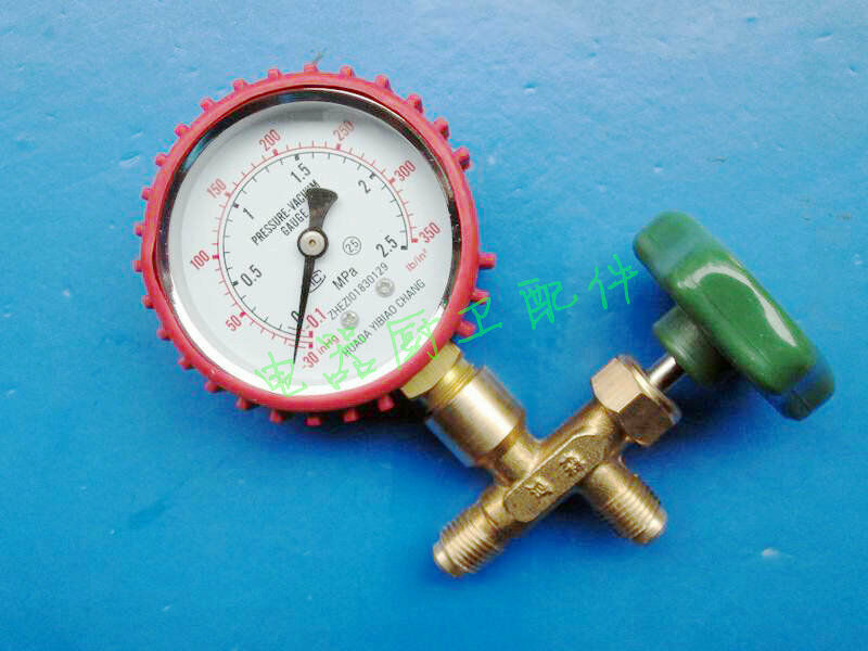 air-condition fridge Add fluoride pressure gauge 2.5MPa maintenance tool