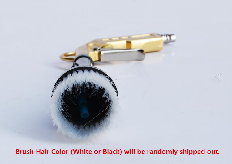 Car Auto Dry Cleaning Gun Brush Interior Clean Spray Tool For Vehicle Motorcycle