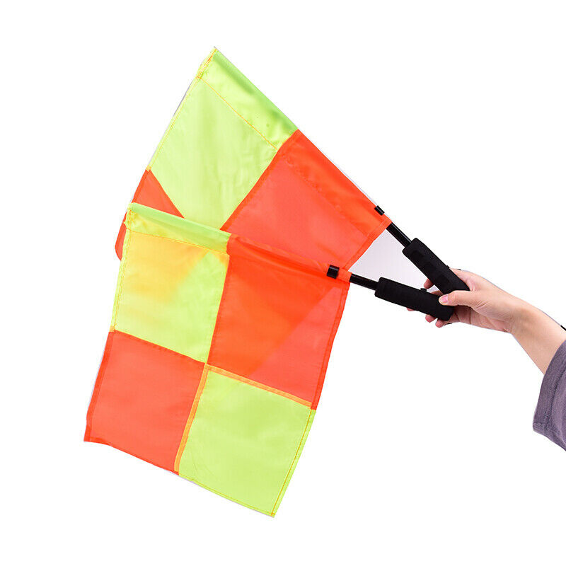 1Pc Soccer Referee Flag Professional Fair Football LinesmanSportGameEquip.l8