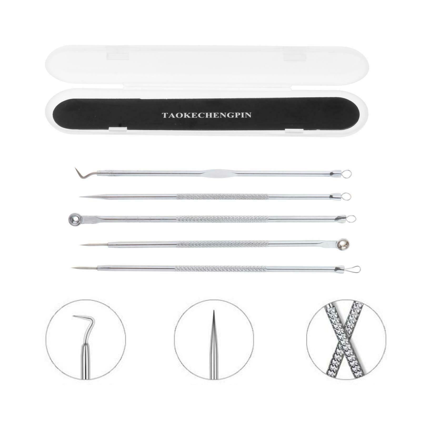 Whitehead Comedone Blemish Remover Extraction With Box for Nose Facial Pore