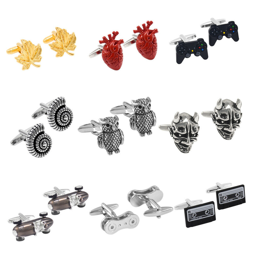 Novelty Snailed Thread Cufflinks Mens French Shirt Cuff Links Business Fancy