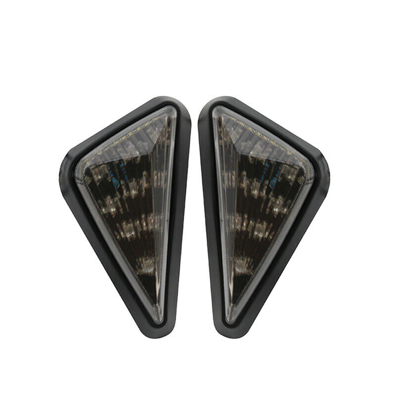 2PCS Universal Motorcycle Bike LED Flashing Turn Signal Indicator DRL Taillights