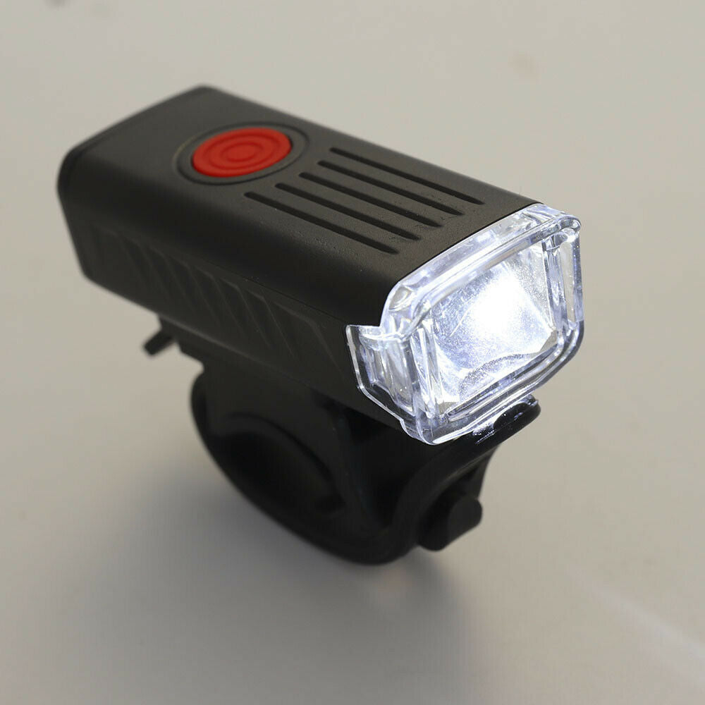 USB Bike Headlight Rechargeable LED Bicycle Front Head Light Cycling Waterproof