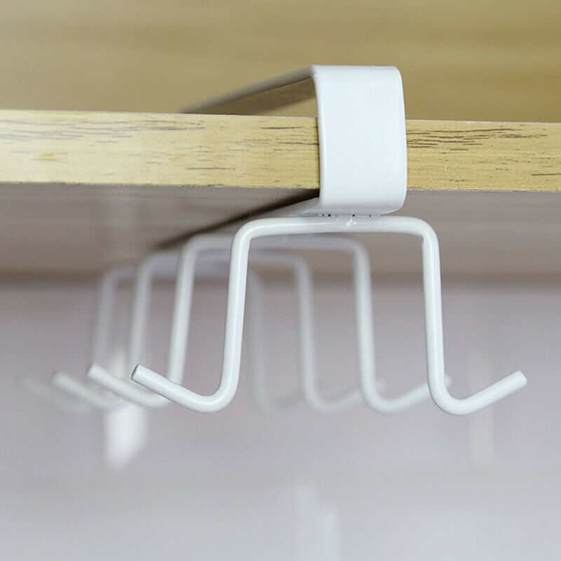 Kitchen Storage Rack Cupboard Hanging Hook Shelf Cup Dish Hanger Storage HolBDA