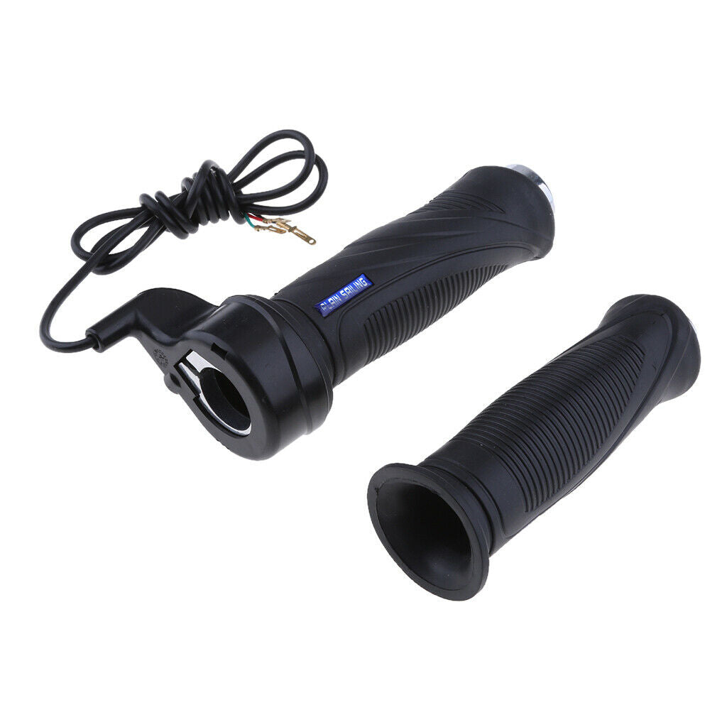 24V/36V/48V Electric Bike Handlebars Throttle Grips LED Battery Indicator