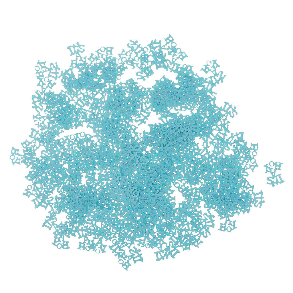 It's A Boy Blue New Baby Shower Christening Party Confetti Sprinkles Scatter