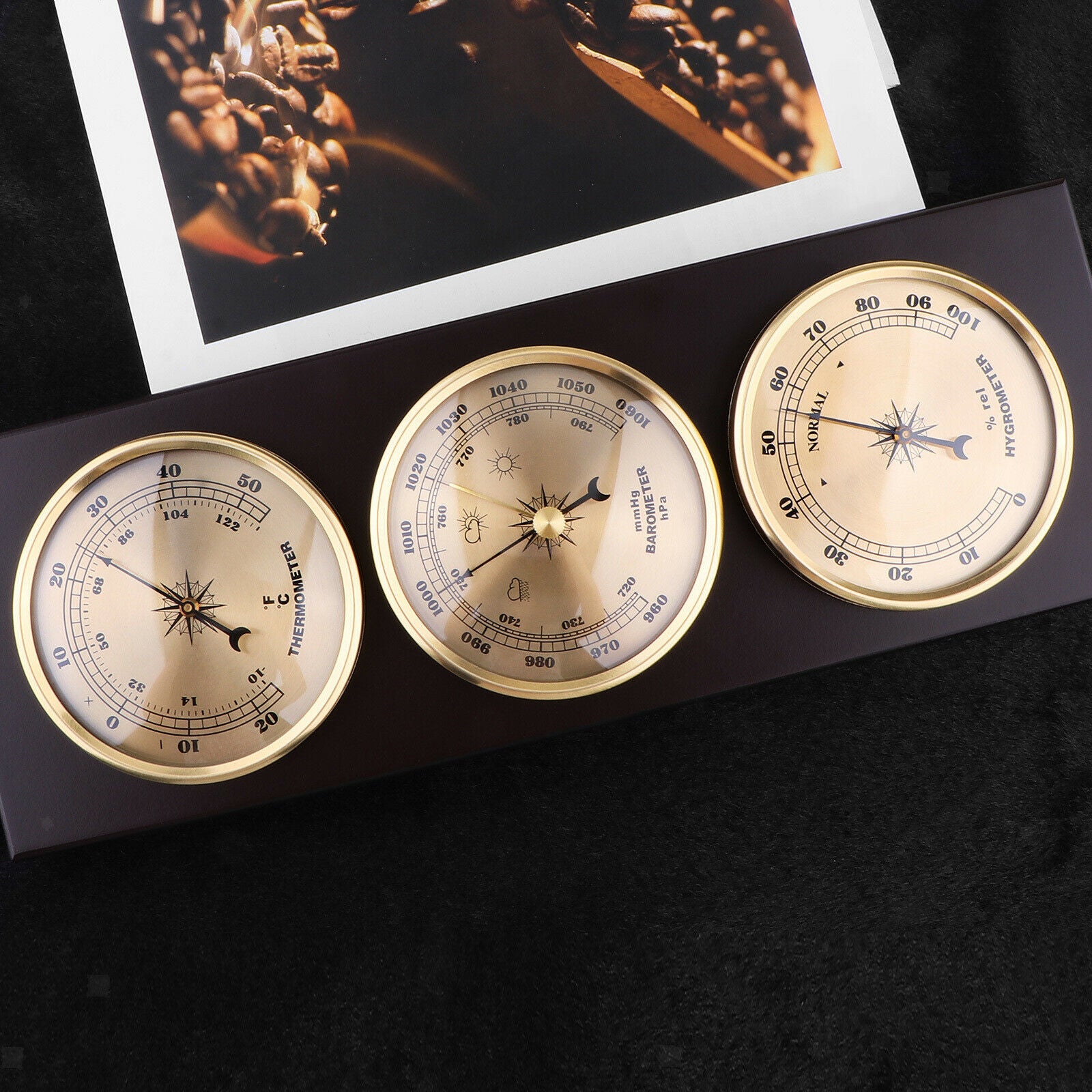 Barometer Thermometer Hygrometer Wall Hanging Temperature Humidity