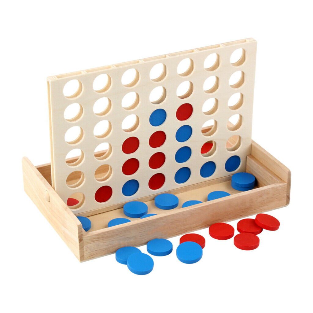 Foldable Line up 4 Game Chess Match Kids Puzzle Development Educational Toys