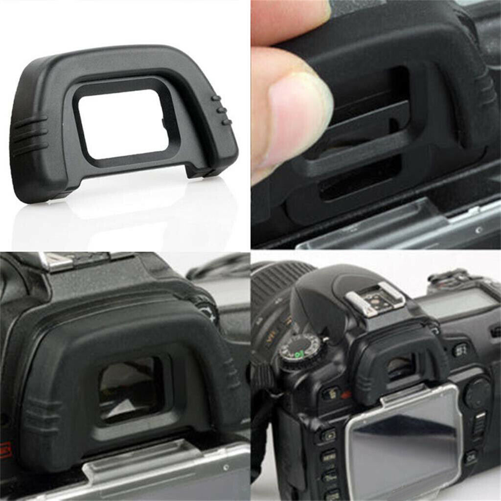 1x Black Eyepiece For  Camera Accessories D7000 D90 D70s D200 D80 D70
