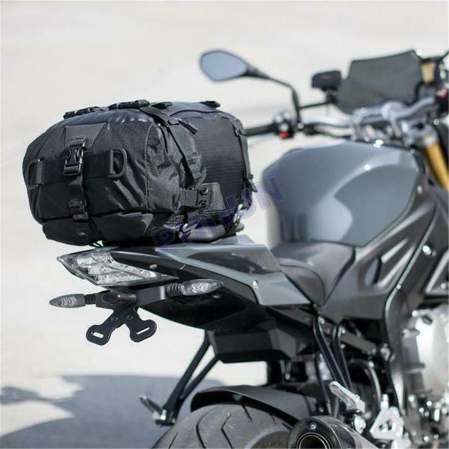 10L Motorcycle Tail Bag Storage Bag Shoulder Bag w/ Shoulder Straps Universal