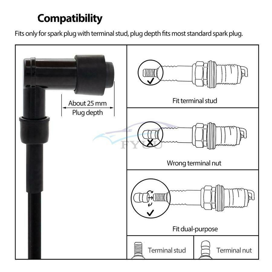 2Wire Ignition Coil Rectifier Starter Relay Solenoid Set For 4-Stroke GY6 Engine