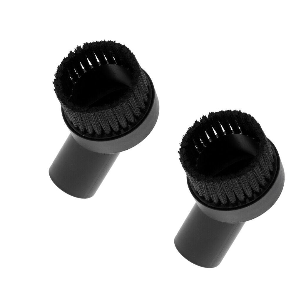 2 pieces 32mm/1.25'' Dia. Vacuum Bristle Brush Dust Brush Long_35mm Bristle
