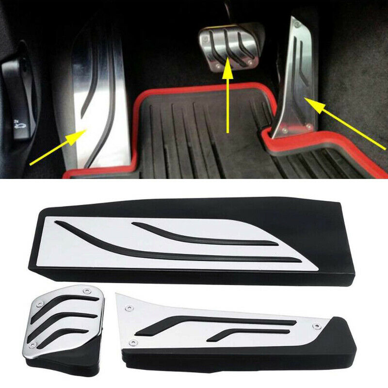 For BMW F10 X1 F30 F35 F20 Footrest Fuel Brake AT Pedals Plate No Drilling Kit