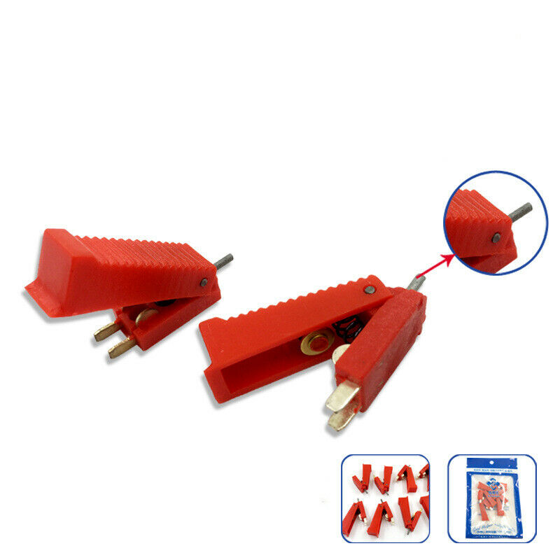 10 Pieces of Durable Welding Machine Parts Red Mig Gun Trigger Switch Clip