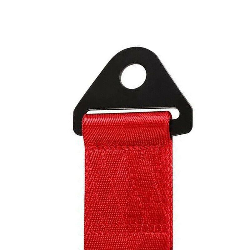 1PCS Racing Car Universal High Strength Red Nylon Trailer Tow Ropes Strap Tow