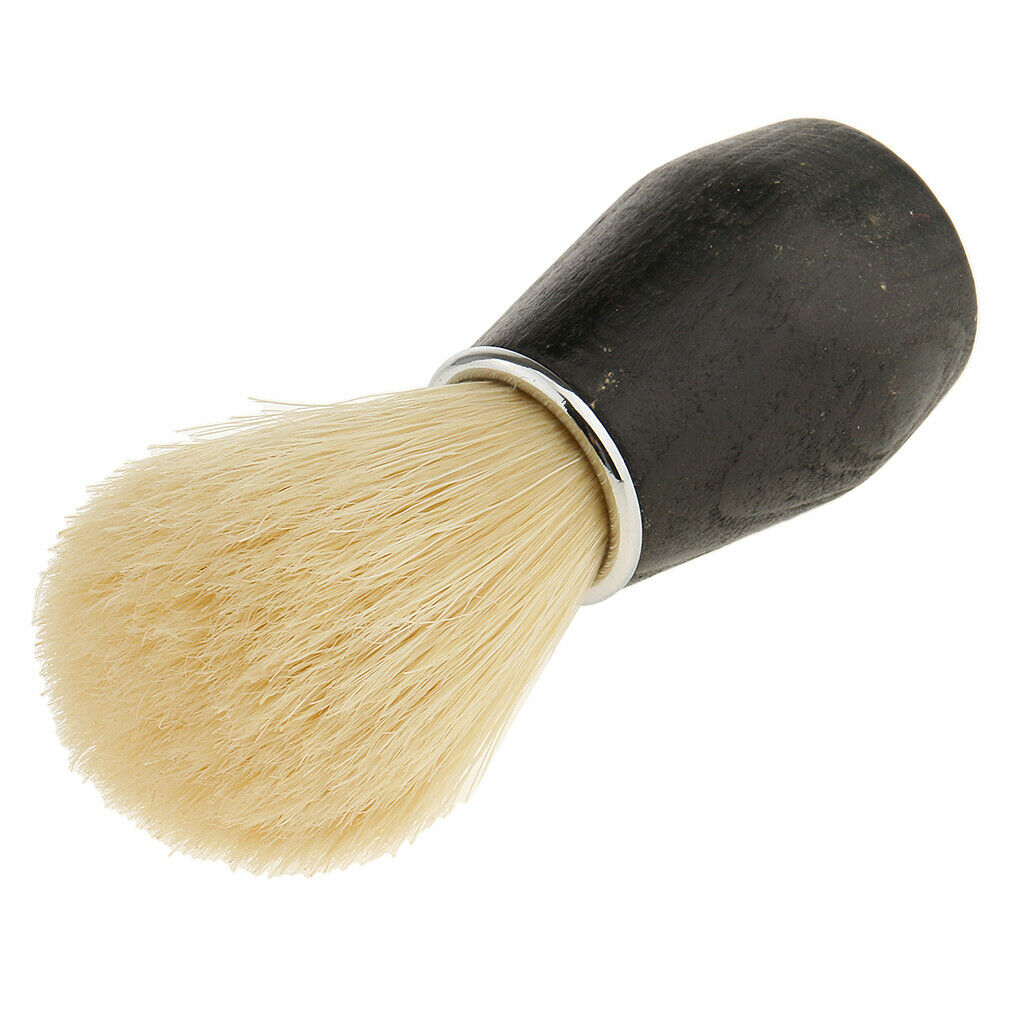Soft Men Shaving Beard Brush Plastic Handle Salon Barber Tool Salon Home Use