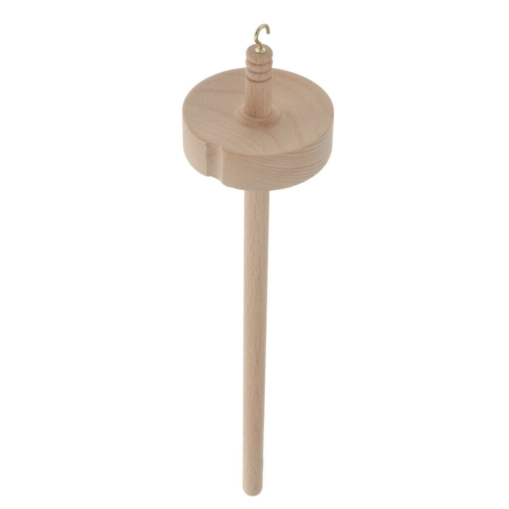 Wood Drop Spindle Yarn Spining Top Whorl Spin Tool Supply for Beginner