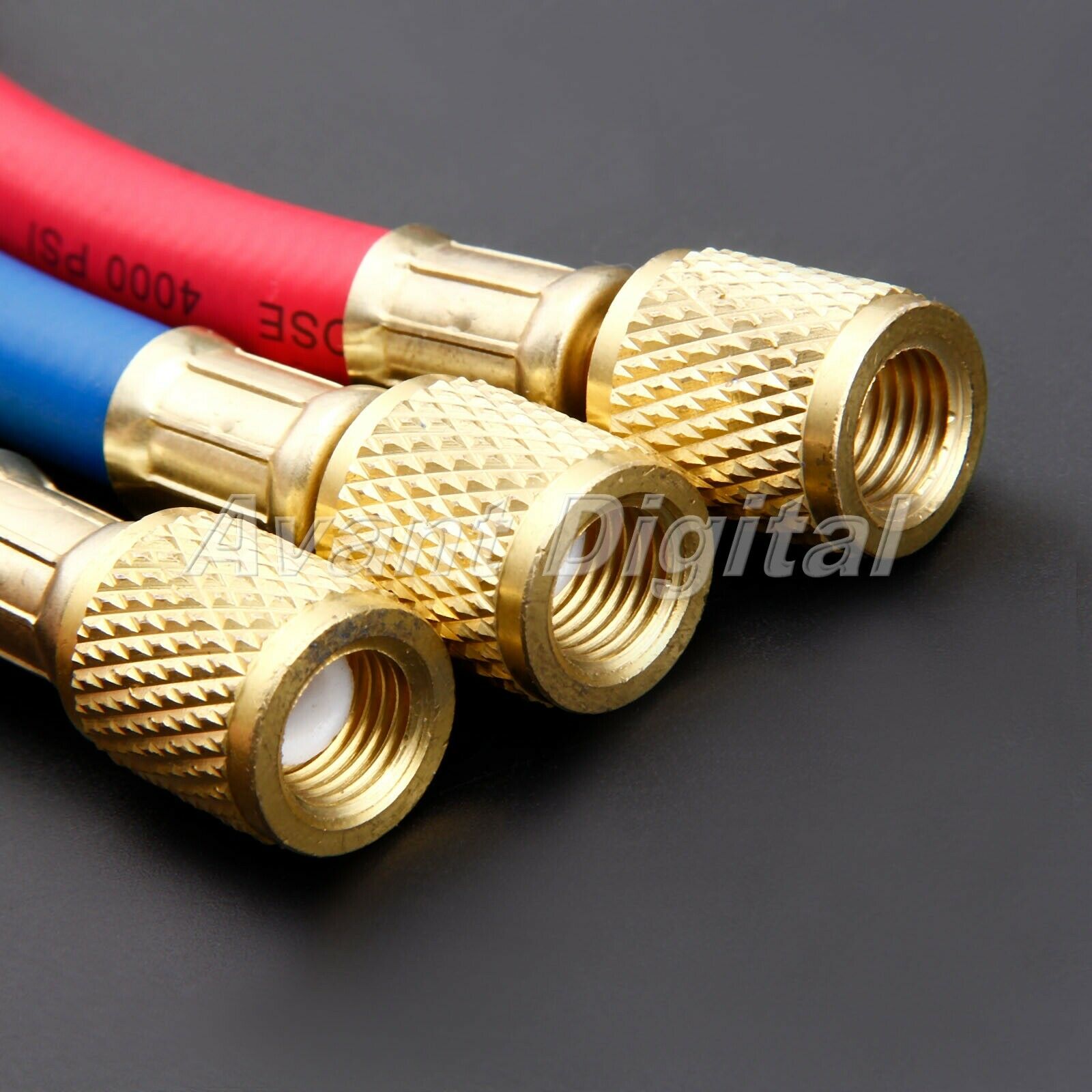 60” R410A AC Charging Hose Set ball valve for Air  Refrigerant R134A