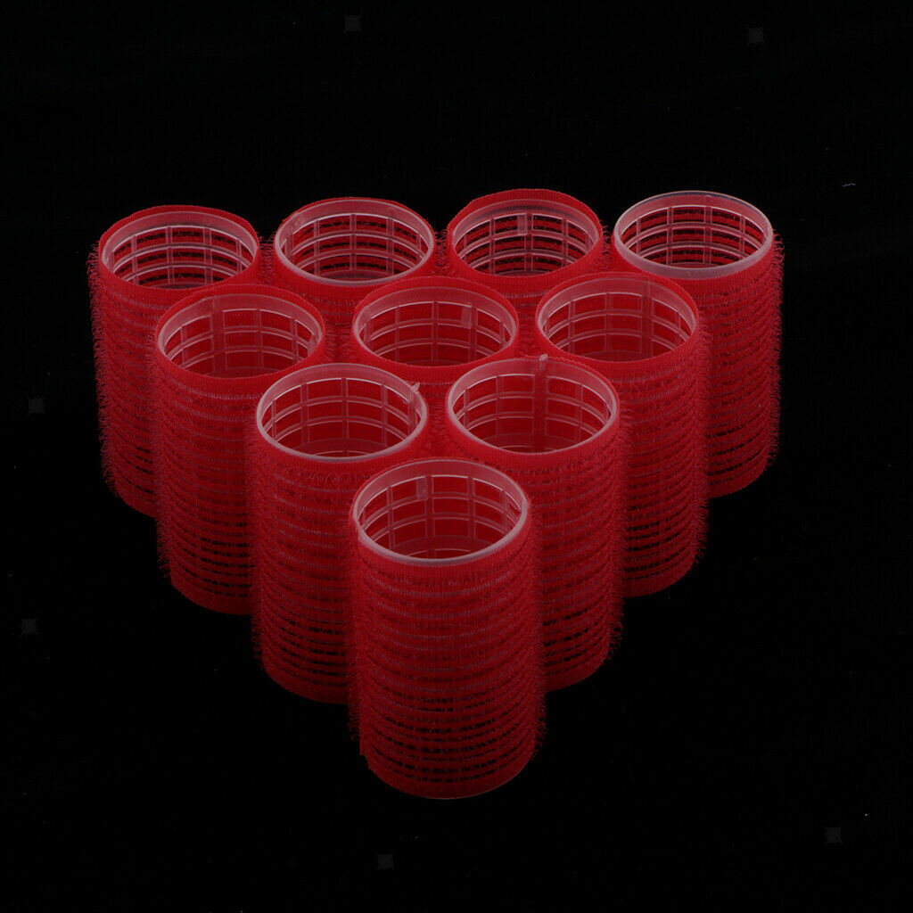 20pcs Plastic Hair Roller Curling Curls Bangs Roller Self Grip Hair Roller