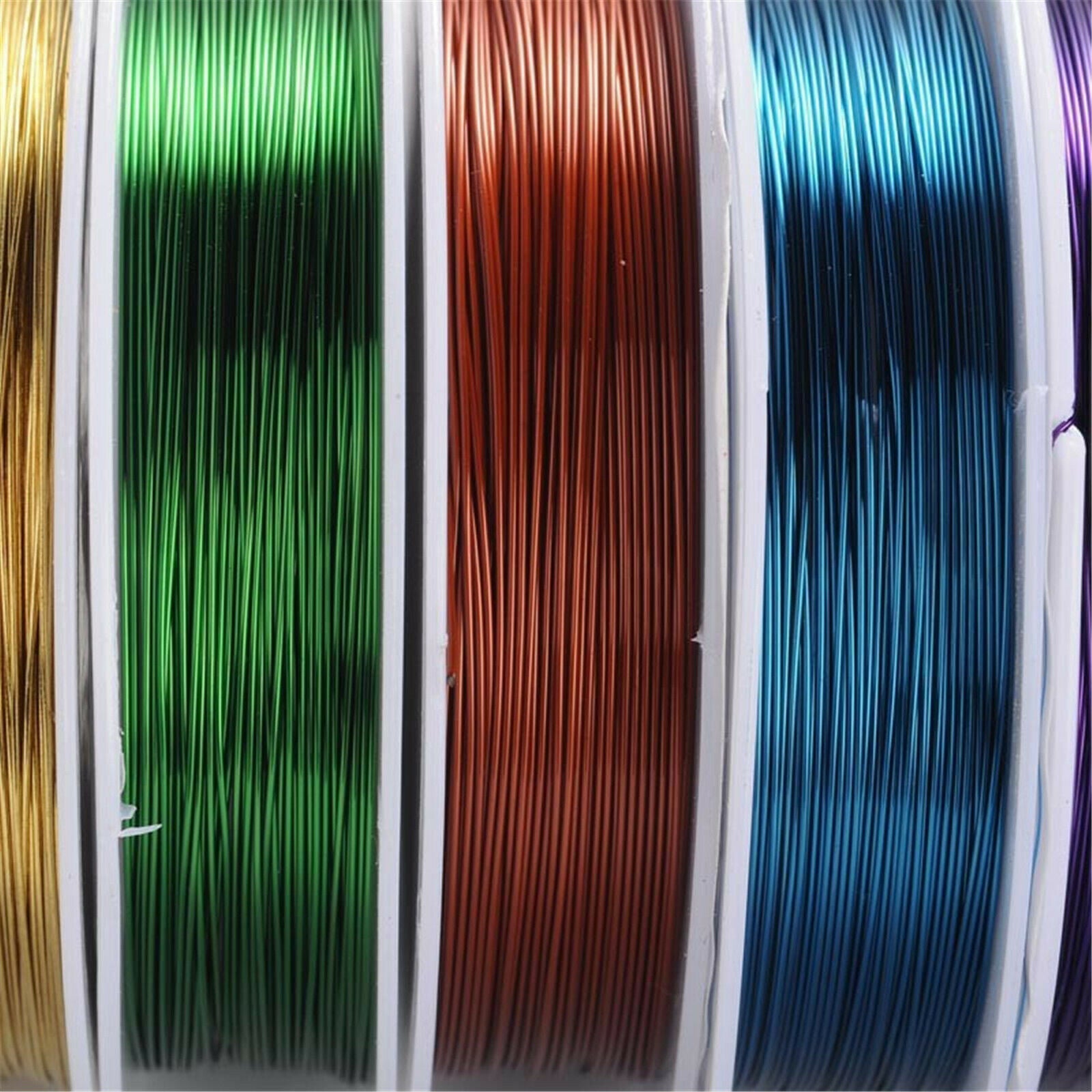 10 Rolls 0.45mm Steel Wire Beading Cord String Jewelry DIY Findings 10M/Roll