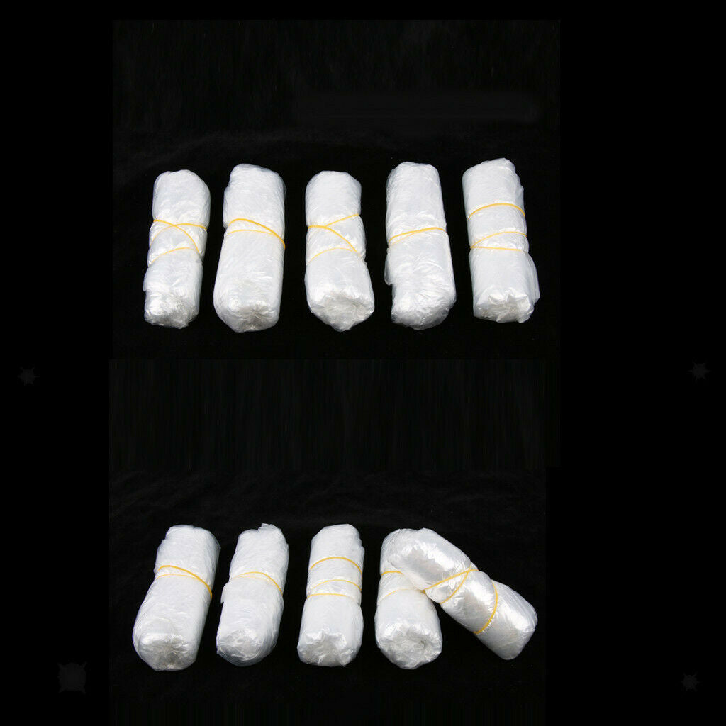 100Pcs Waterproof Disposable Bathing Shower Caps Universal Hair Salon Spa Makeup