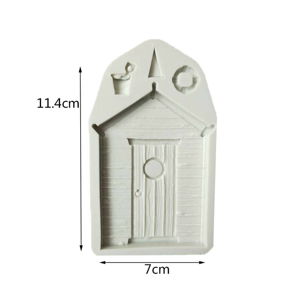 House Silicone mold fondant mold cake decorating tool chocolate gumpaste m.l8
