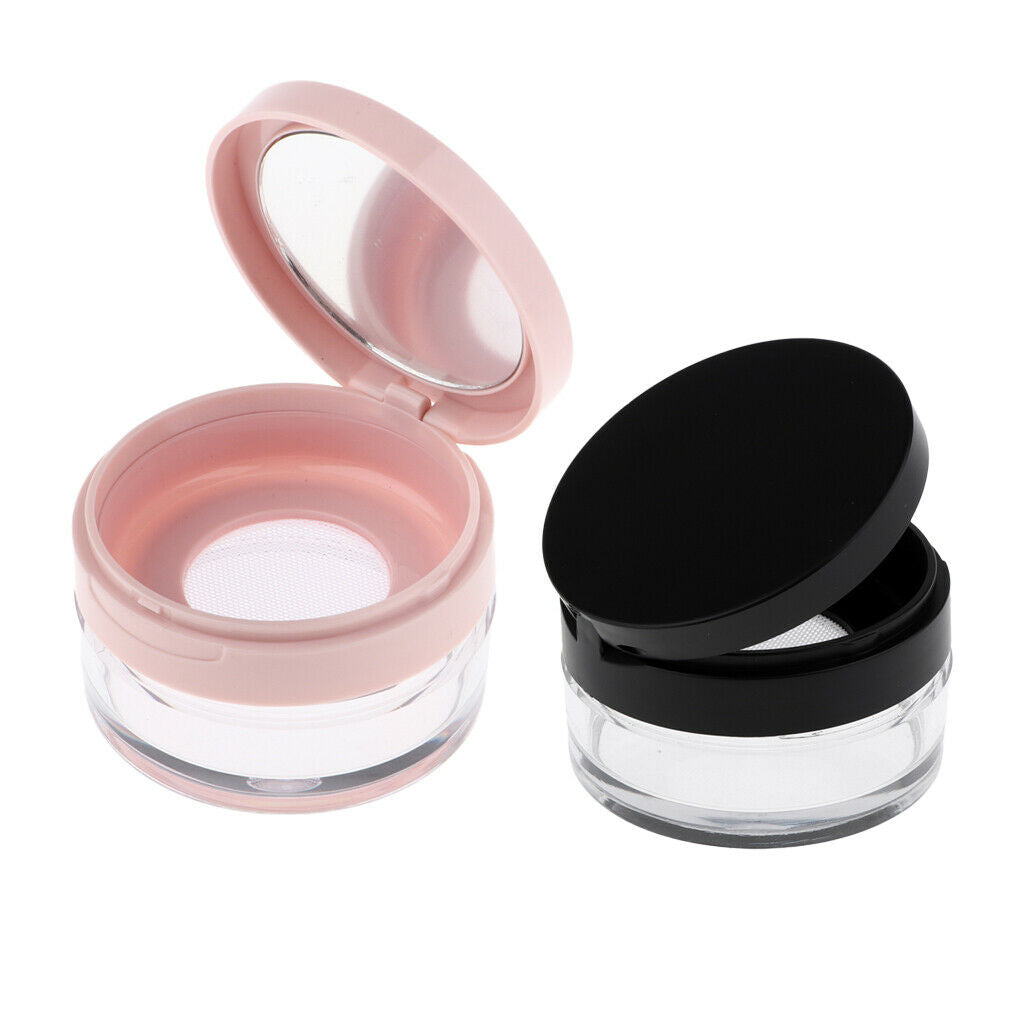 10G Empty DIY Makeup Loose Powder Case Cosmetic Blush Container 2 Colors