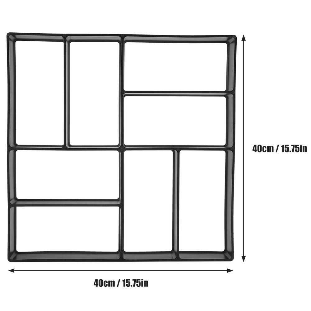 40cm Path Maker Driveway Paving Pavement Mold Patio Concrete Grid Stone Path