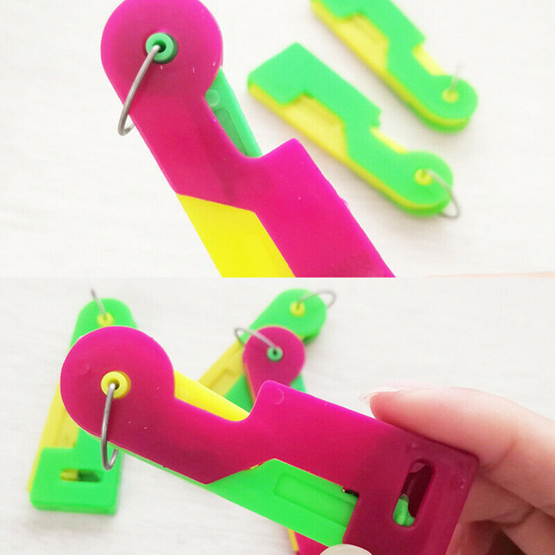 4Pcs Automatic Needle Threader Plastic Easy To Use Stitch Sew Hem Sewing .l8