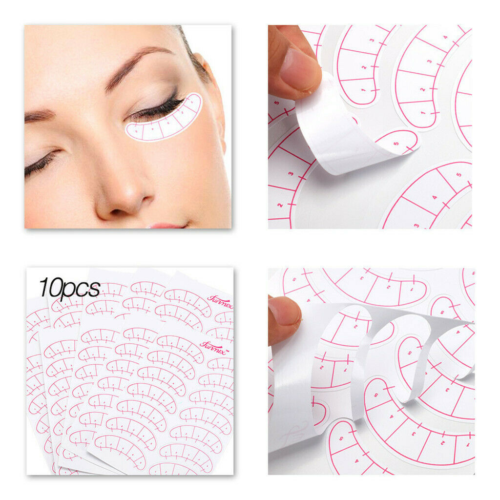 115X False Eyelashes Extension Practice Exercise Set Training Kit Yellow