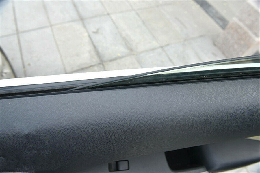 4m V Type Rubber Seal Strips Car Window Glass Door Panel Sound Noise Insulation