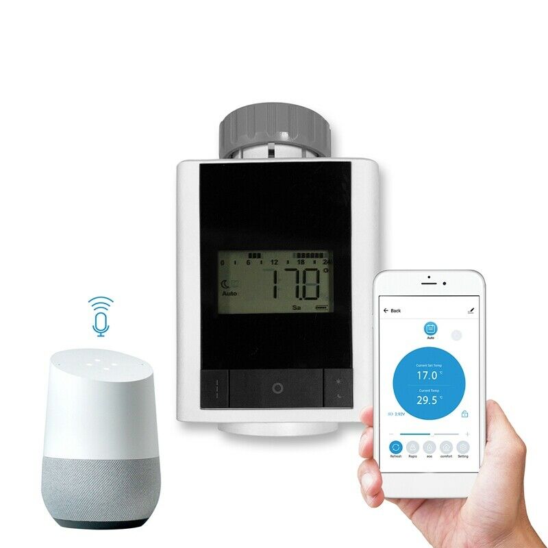 Radiator Thermostat ZigBee Temperature Controller TRV for Tuya Smart Control VF2