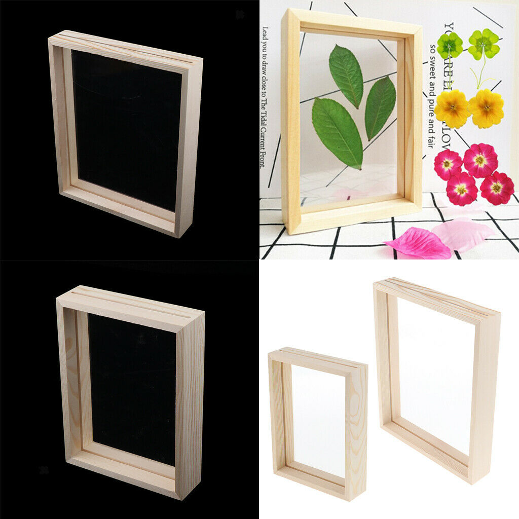 2pcs Double-sided Picture Frame Plant Specimen Frame Picture Display Holder