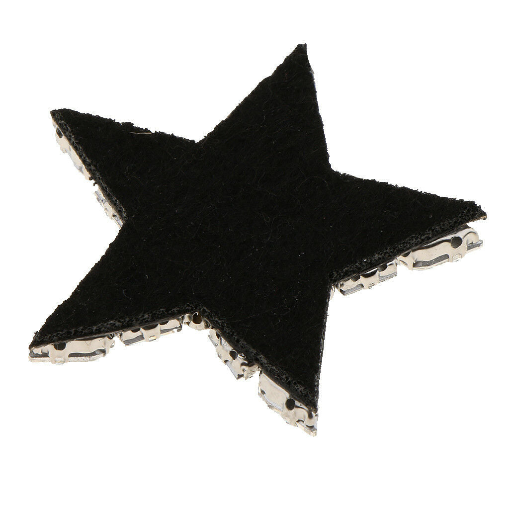 Star Sew on Embroidery Patch Beads Rhinestone Applique Accessories DIY Craft