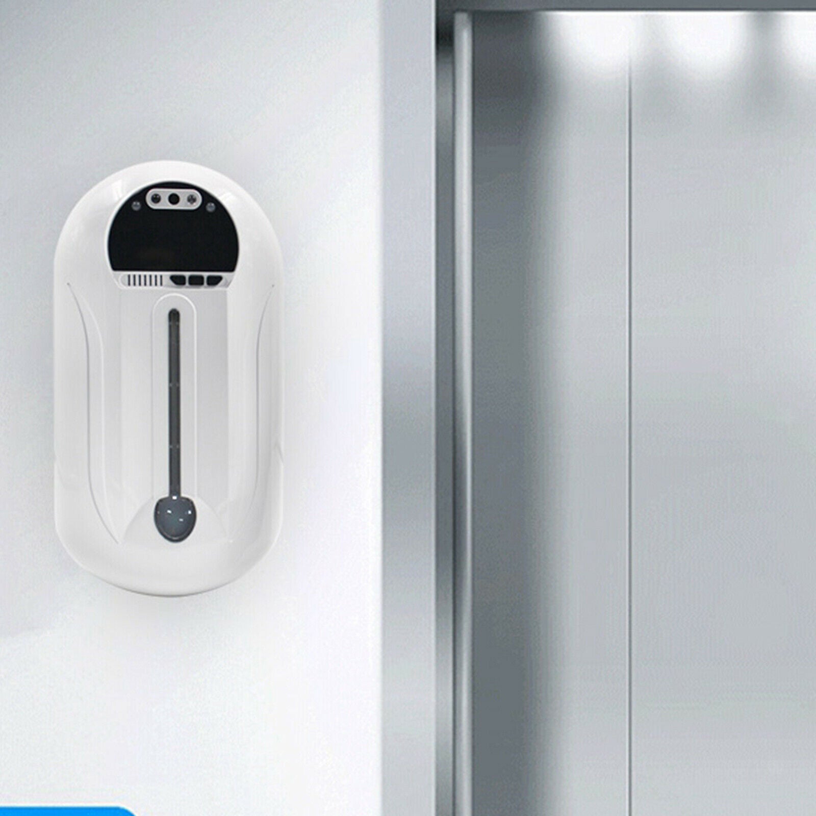 2-in-1 Wall Mounted Thermometer + Automatic Soap Dispenser for Office Home