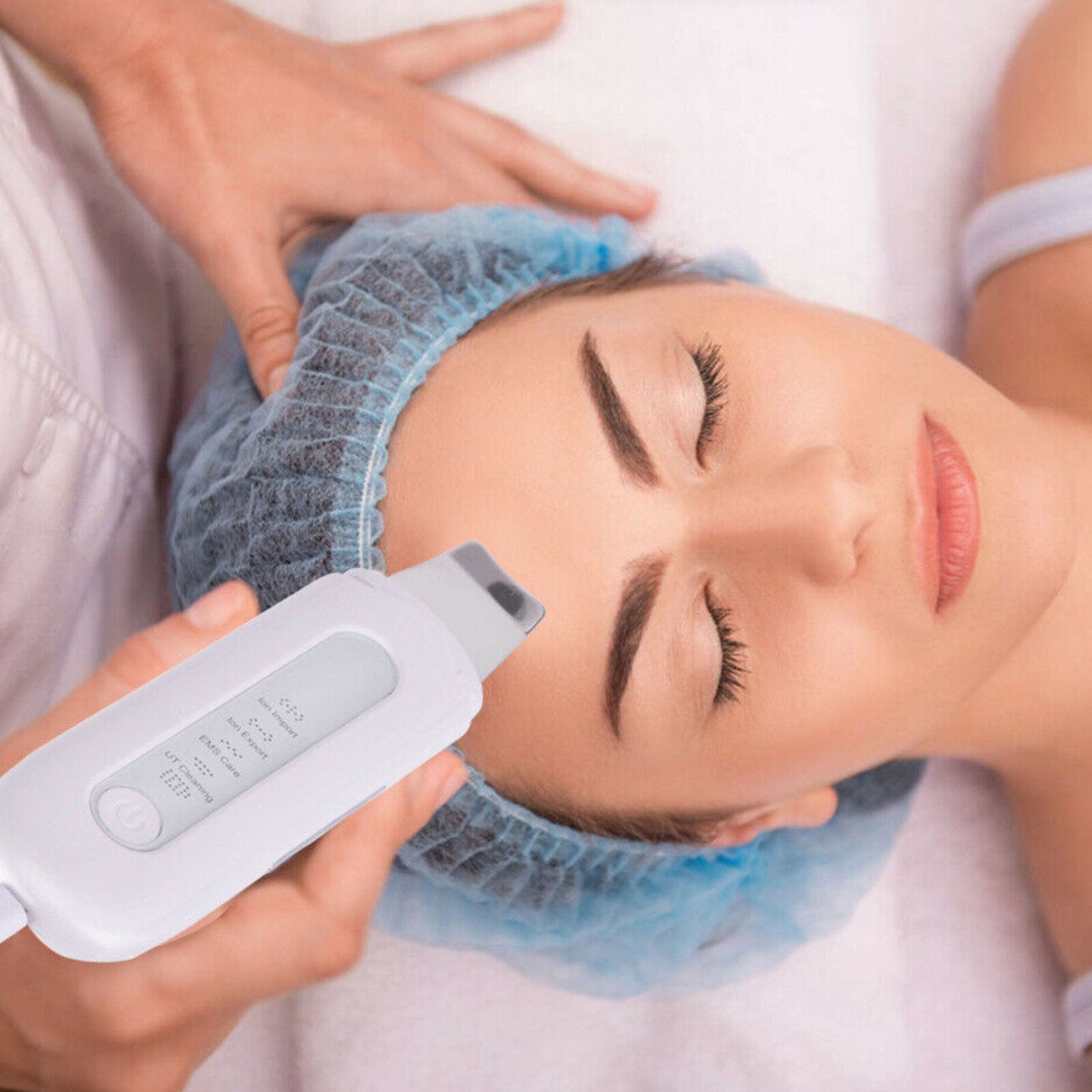 Deep Cleaner Tool Facial Ultrasonic Skin Scrubber Spatula Face Extractor Peeling