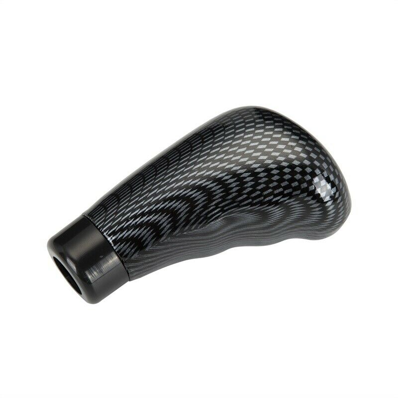 Carbon Fiber Style Universal ABS Manual Gear Shift Knob Shifter Lever Head new