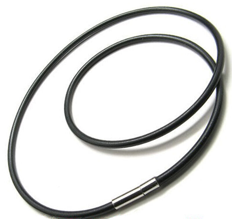 Best Leather Cord Pendant Necklace AU NEW SERIES 1Pcs Men's Steel Clas.l8