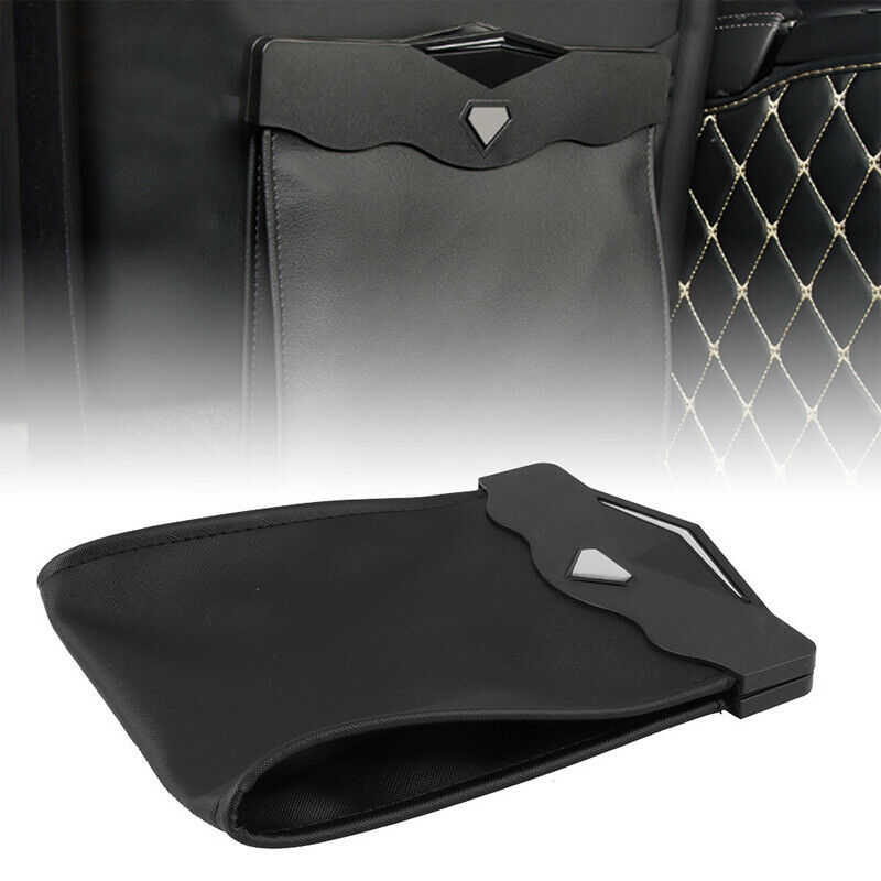 Auto Car Back Seat Hanging Garbage Bag Trash Can Waterproof Leak Proof Reusable
