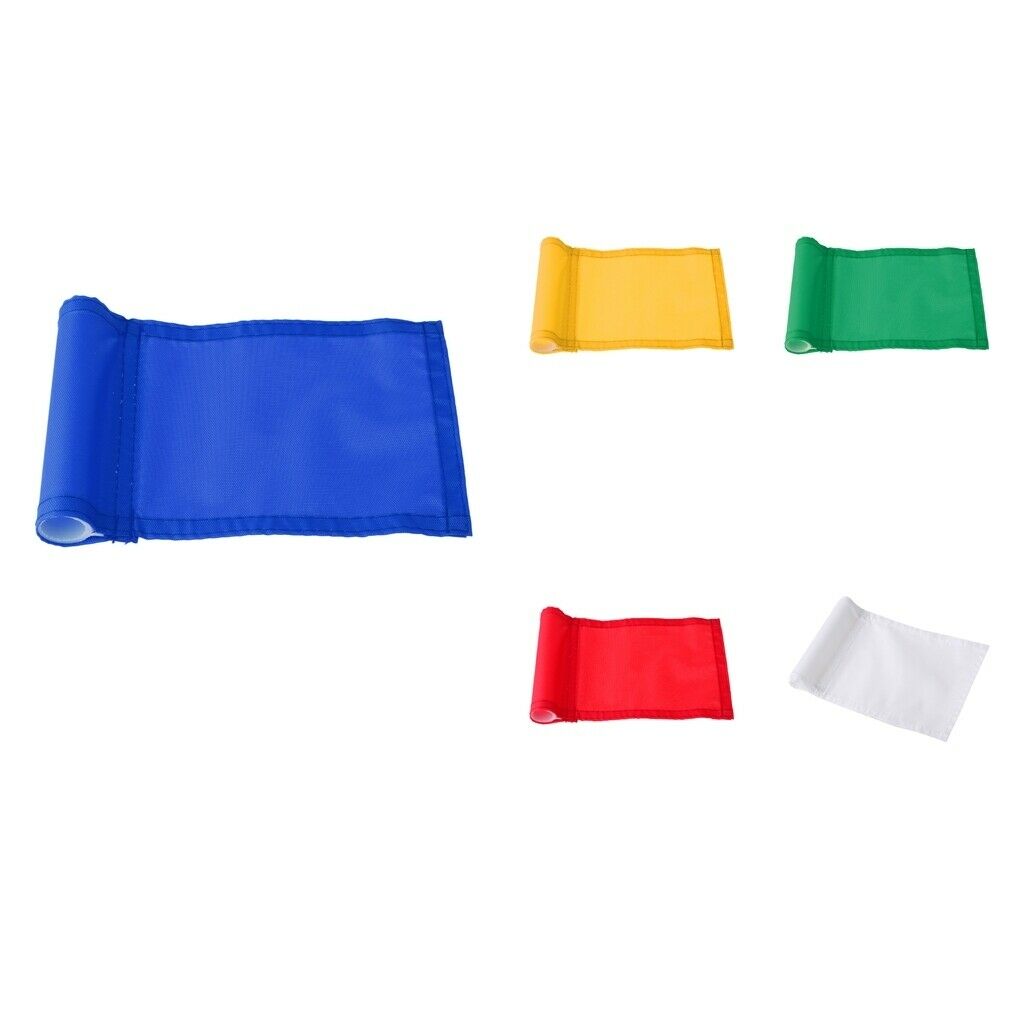4x 7x5" Nylon Golf Putting Practice Green Marker Flag Backyard Garden Yard